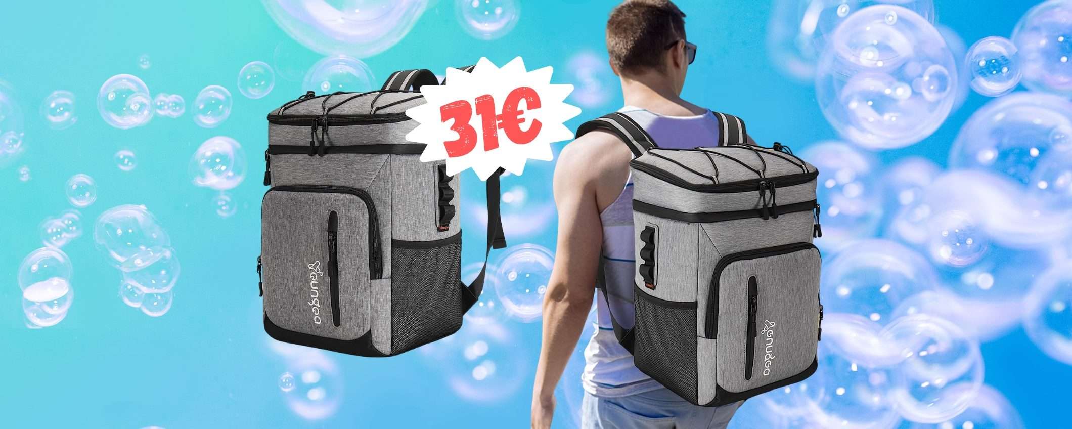 Non partire in vacanza senza questo ZAINO TERMICO a soli 31€ Non partire in vacanza senza questo ZAINO TERMICO a soli 31€