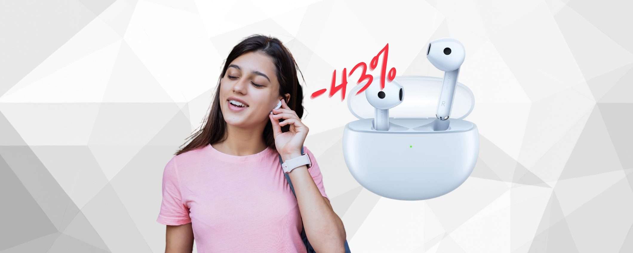OPPO Enco Air2 a un prezzo ASSURDO su Amazon (-43%) OPPO Enco Air2 a un prezzo ASSURDO su Amazon (-43%)