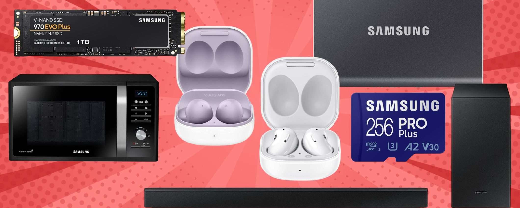 Samsung, FUORITUTTO Amazon: gli 11 imperdibili del Prime Day (da 6€ a 100€) Samsung, FUORITUTTO Amazon: gli 11 imperdibili del Prime Day (da 6€ a 100€)