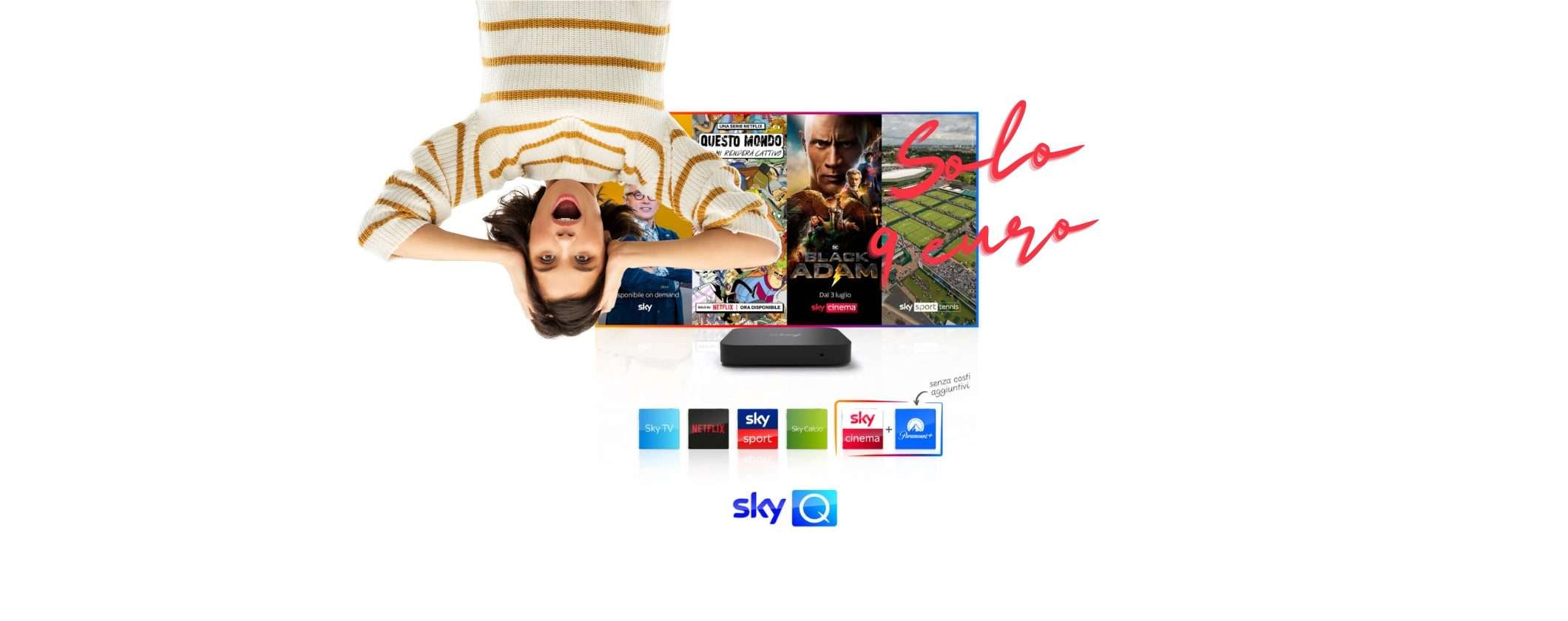 Prova Sky Q: oggi a 9€, senza vincoli e senza parabola Prova Sky Q: oggi a 9€, senza vincoli e senza parabola