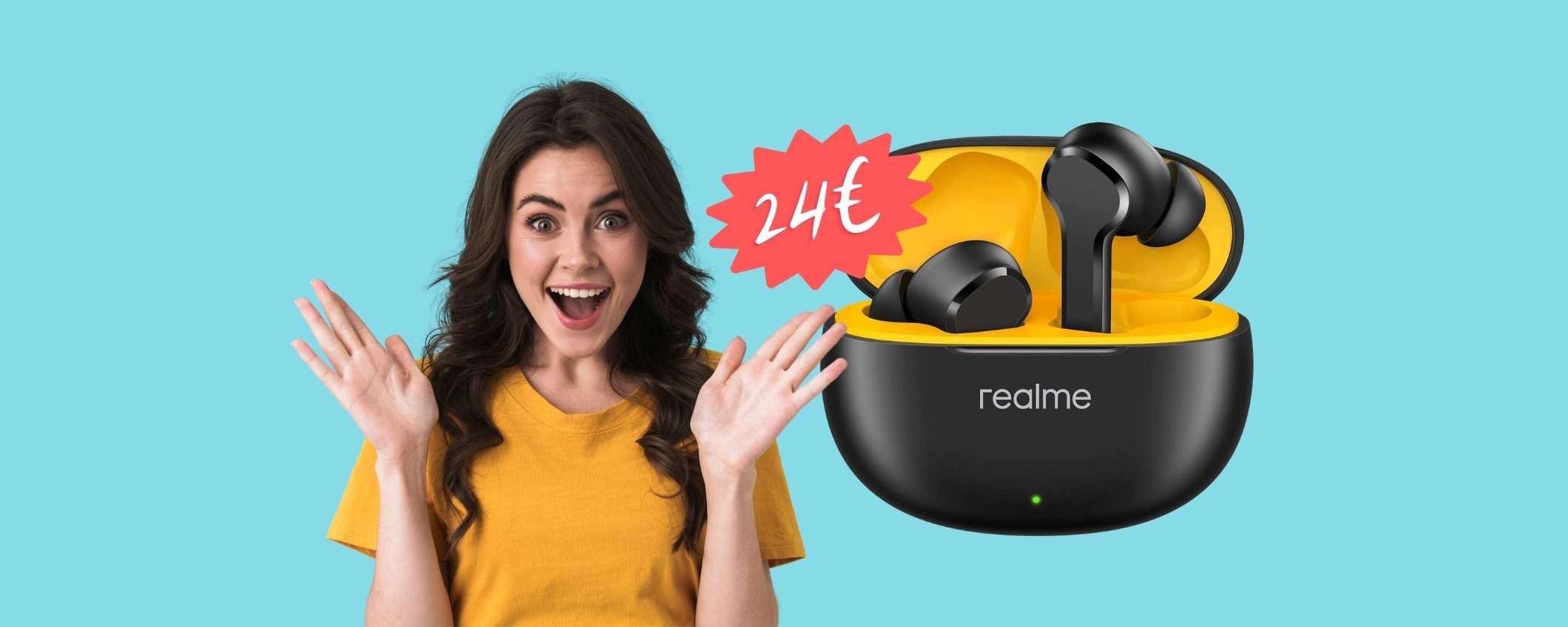 realme Buds T100: le MIGLIORI cuffiette Bluetooth economiche realme Buds T100: le MIGLIORI cuffiette Bluetooth economiche
