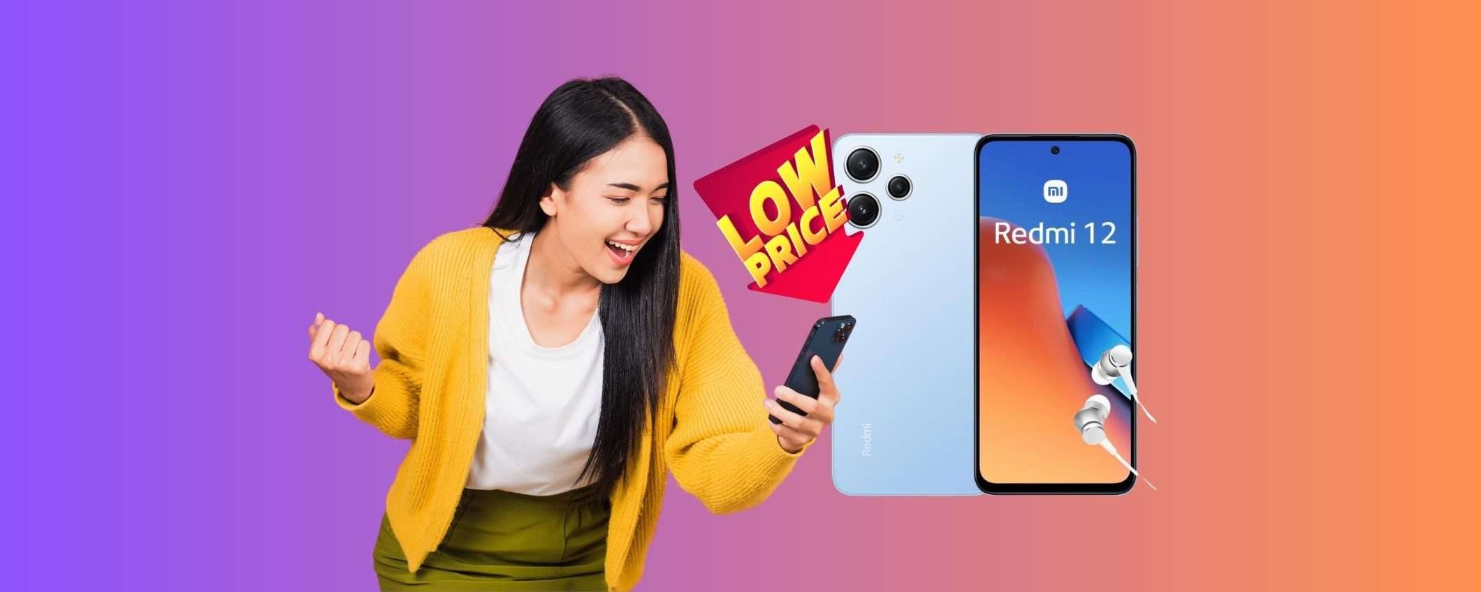 Redmi 12 in SCONTO su Amazon al PREZZO più BASSO Redmi 12 in SCONTO su Amazon al PREZZO più BASSO