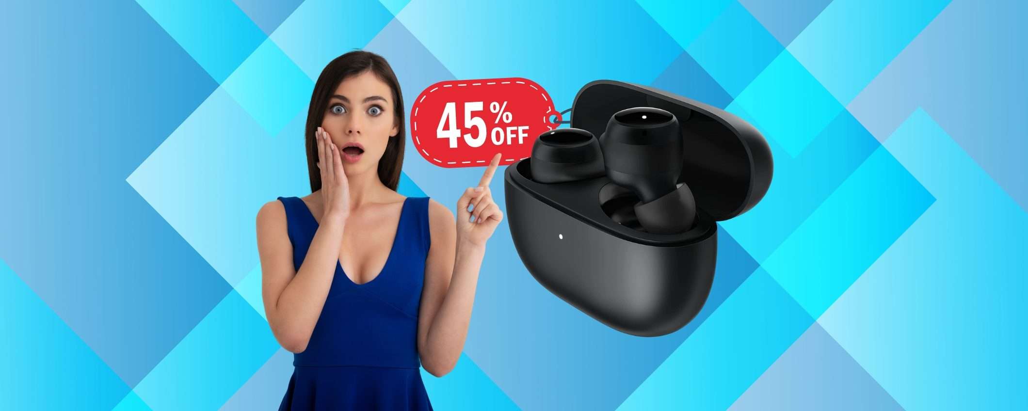 Redmi Buds 3 Lite al prezzo più BASSO di SEMPRE (-45%) Redmi Buds 3 Lite al prezzo più BASSO di SEMPRE (-45%)