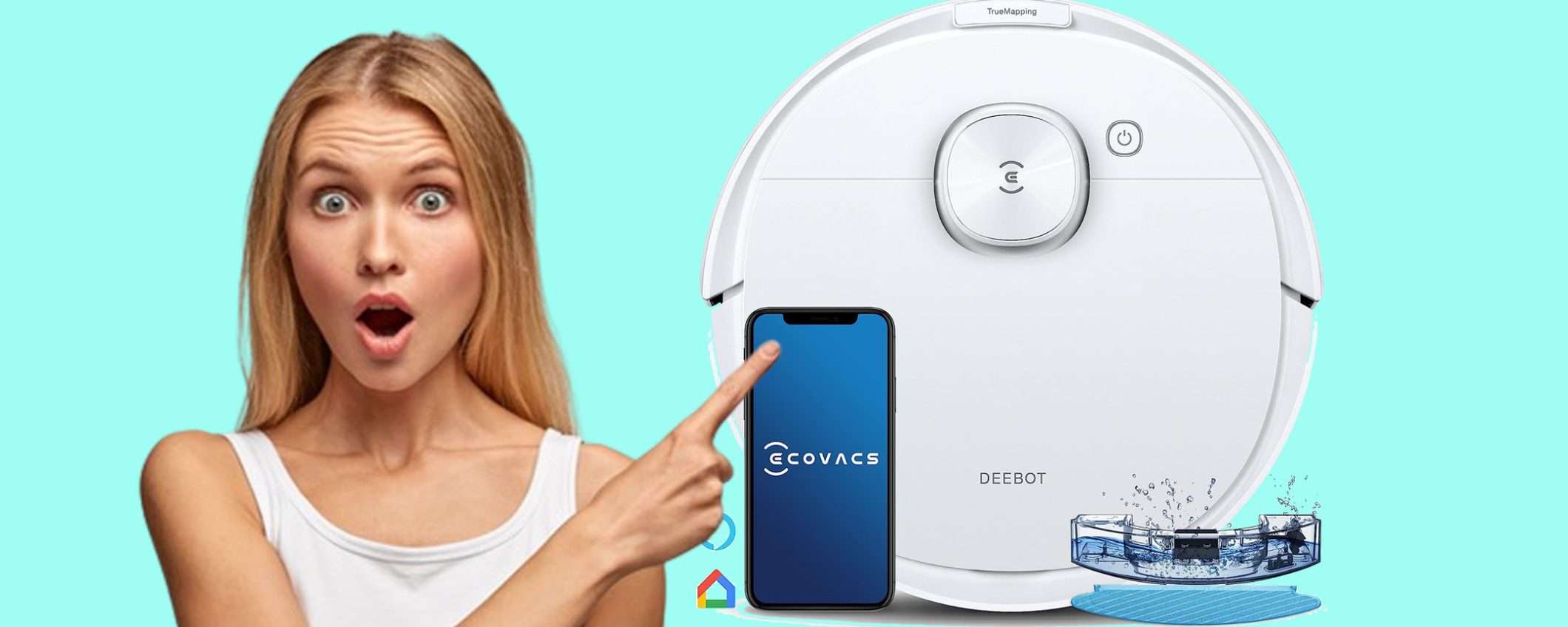 Robot aspira e lava Ecovacs potente e silenzioso: sconto di 150€! Robot aspira e lava Ecovacs potente e silenzioso: sconto di 150€!