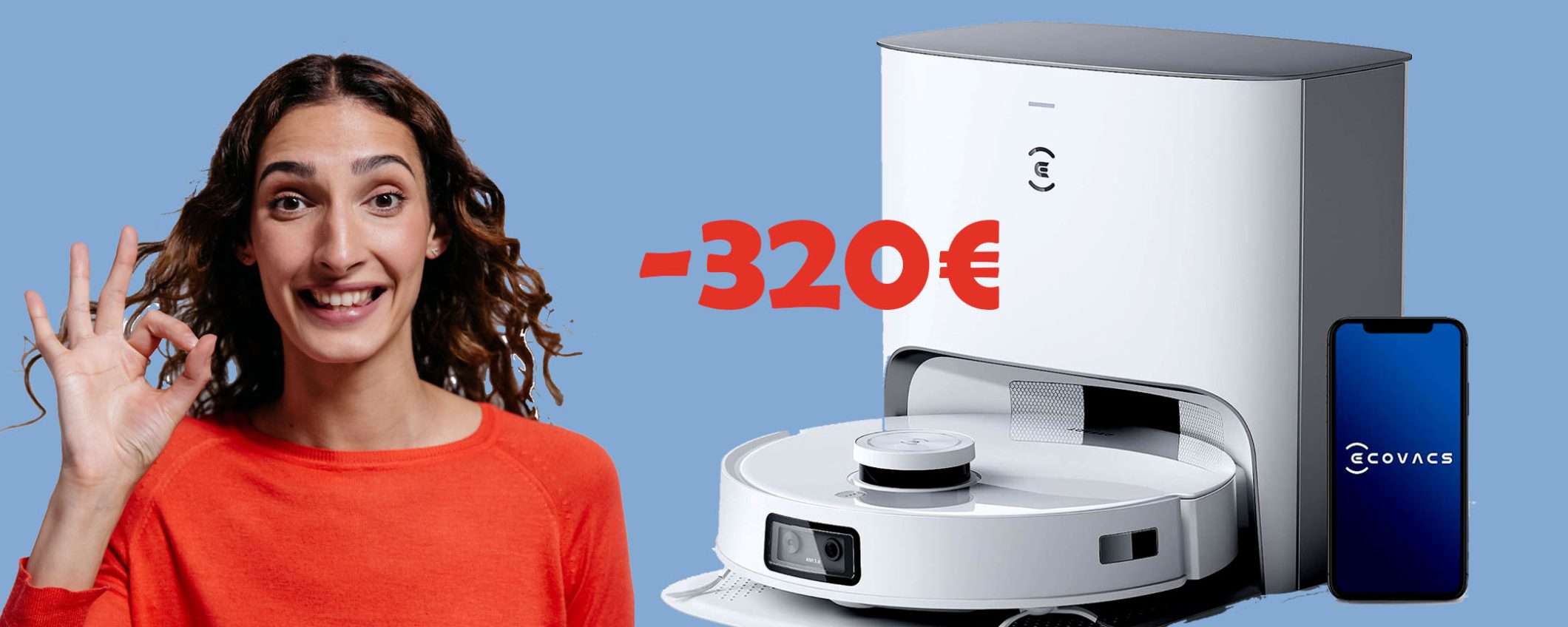 Robot aspira e lava con svuotamento automatico: sconto TOP di 320€ Robot aspira e lava con svuotamento automatico: sconto TOP di 320€