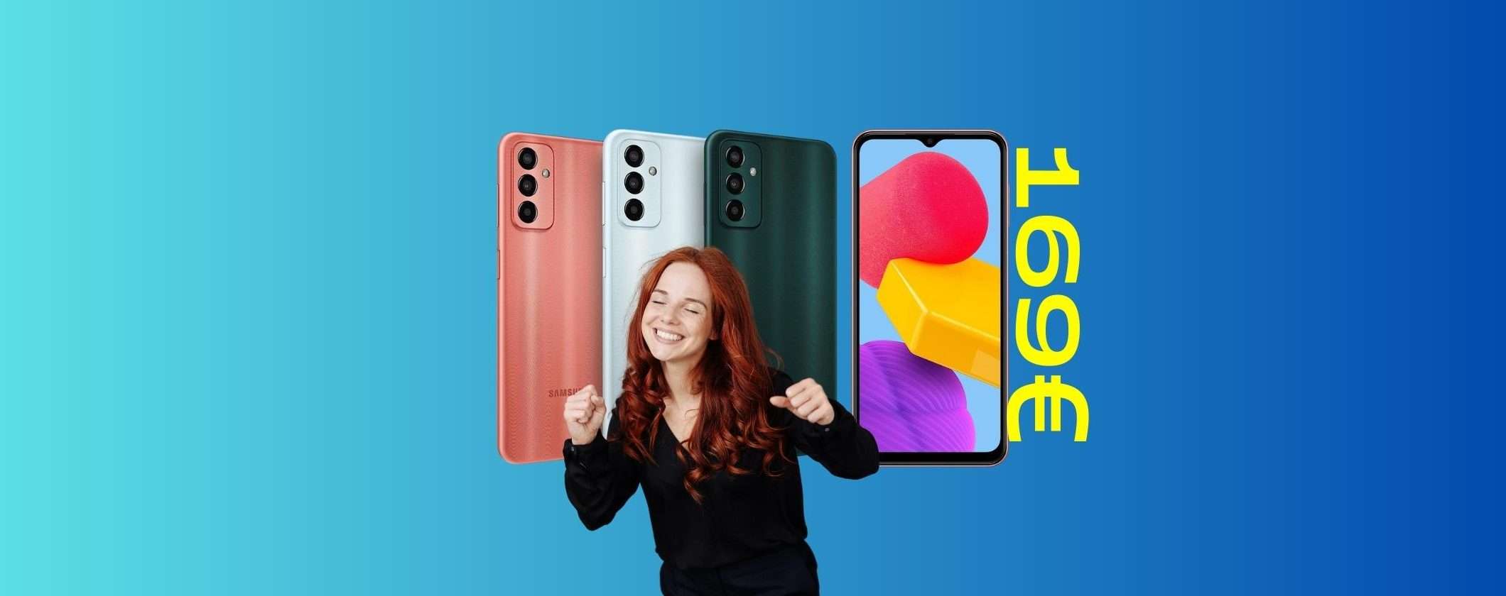 Samsung Galaxy M13: solo 169€ con il Prime Day Samsung Galaxy M13: solo 169€ con il Prime Day