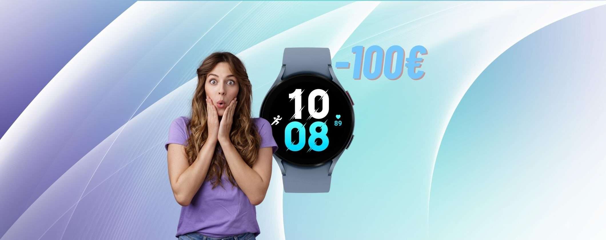Samsung Galaxy Watch5: top class a prezzo da bancarella (-100€) Samsung Galaxy Watch5: top class a prezzo da bancarella (-100€)