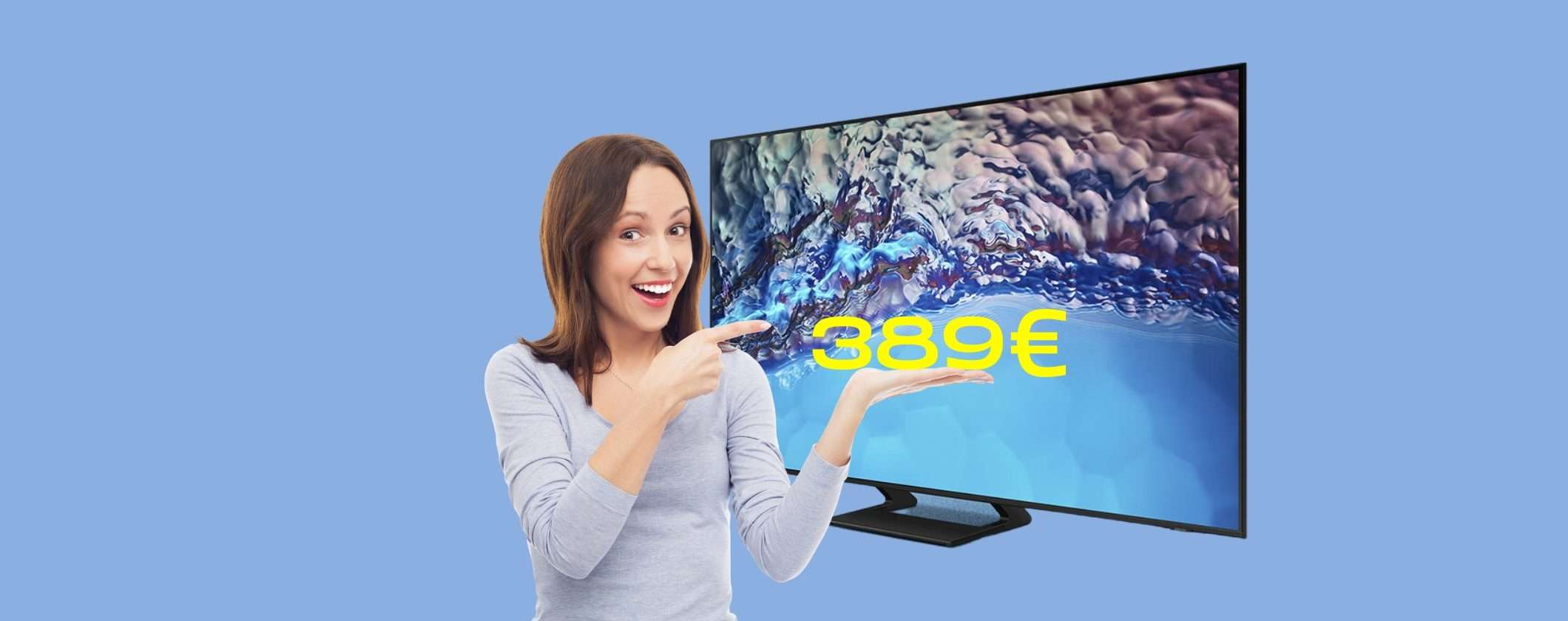 Samsung TV Crystal UHD: solo 389€ per questa 50 Samsung TV Crystal UHD: solo 389€ per questa 50