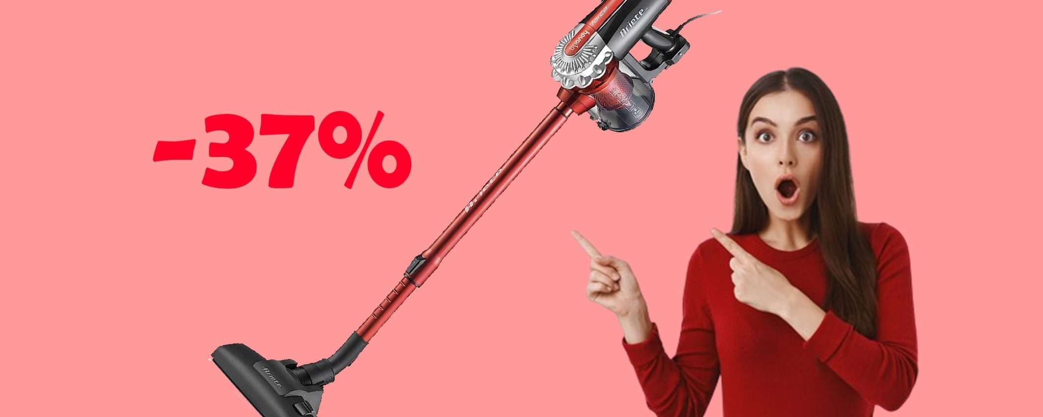 Scopa elettrica 2 in 1 Ariete: potente e leggera, prezzo TOP (-37%) Scopa elettrica 2 in 1 Ariete: potente e leggera, prezzo TOP (-37%)