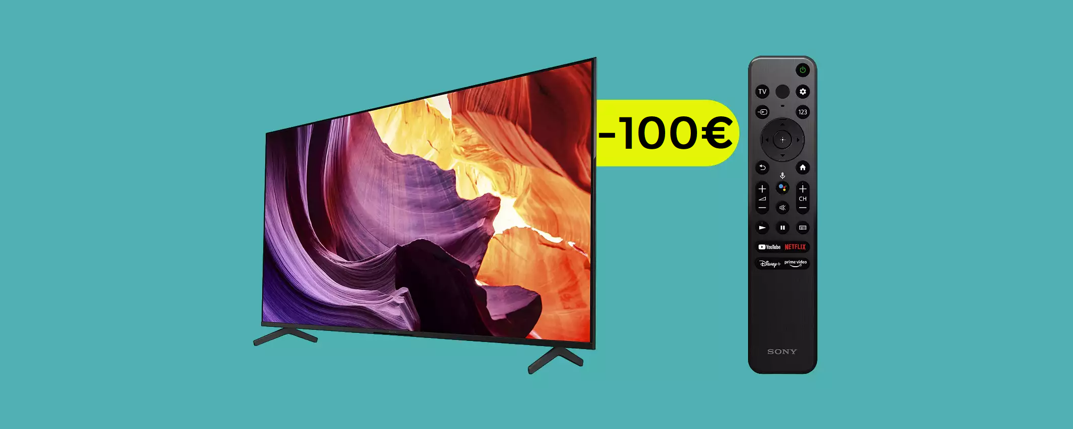 Smart TV 4K Sony Bravia 50'': con lo sconto di 100€ è un AFFARE Smart TV 4K Sony Bravia 50'': con lo sconto di 100€ è un AFFARE