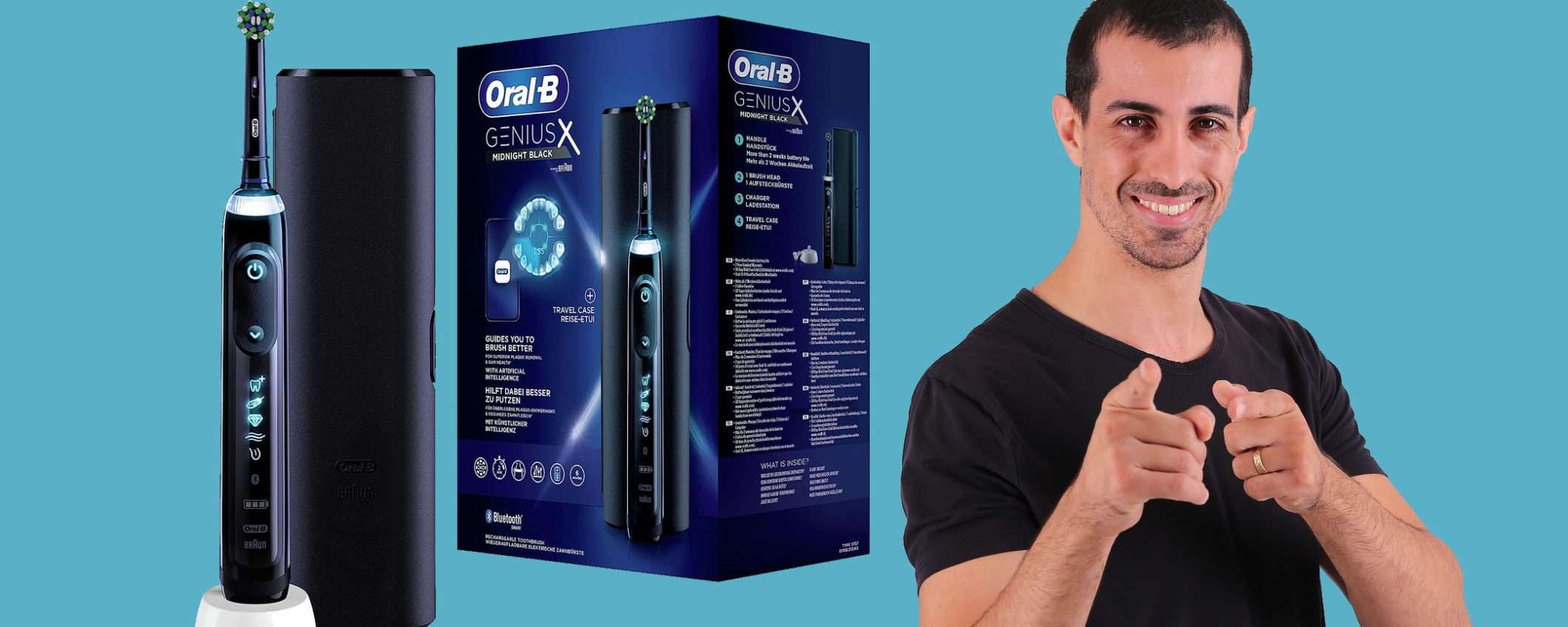Spazzolino elettrico Oral-B Genius X: bocca sana, sconto BOMBA Spazzolino elettrico Oral-B Genius X: bocca sana, sconto BOMBA