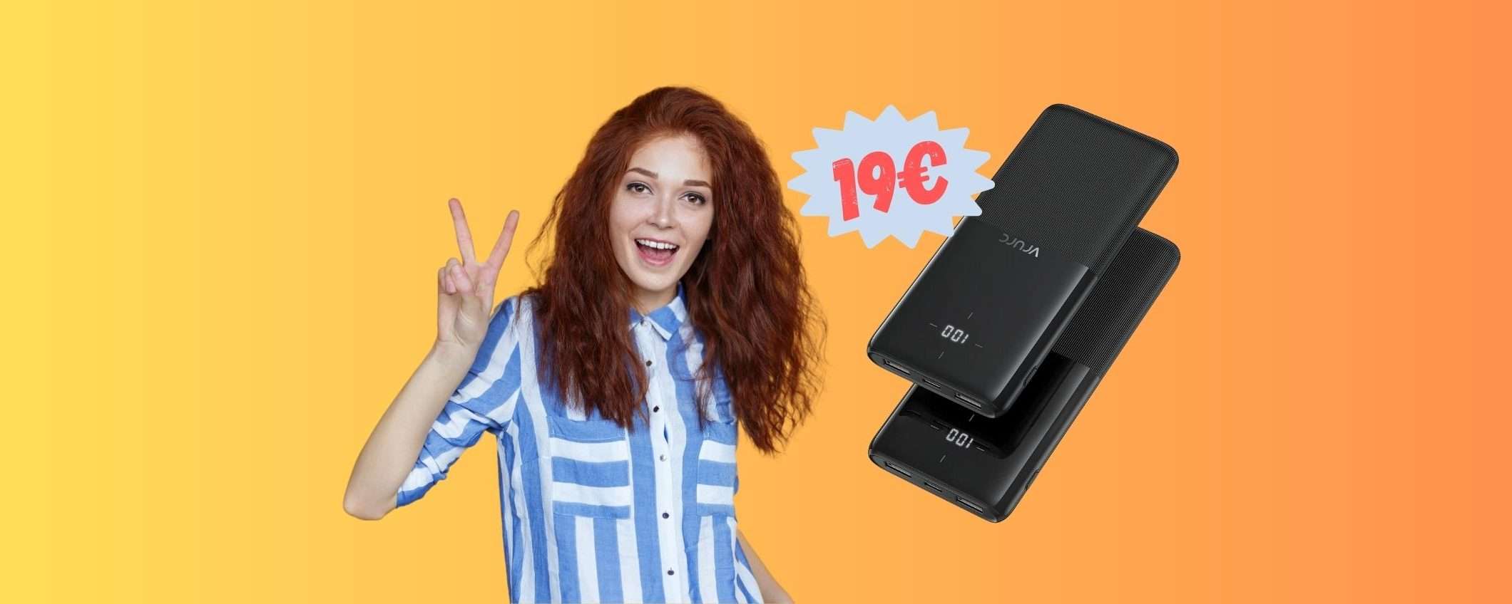 Super OFFERTA di Amazon: 2 power bank quasi al prezzo di 1 Super OFFERTA di Amazon: 2 power bank quasi al prezzo di 1