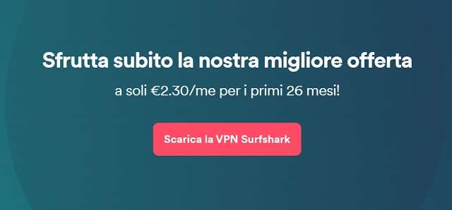 surfshark banner offerta