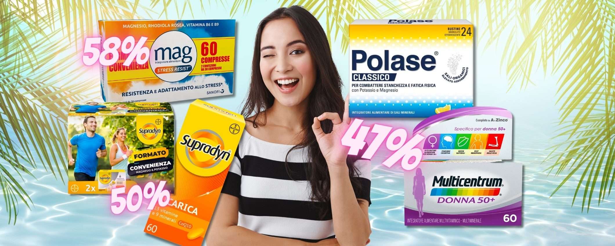 Integratori per tutti: i migliori per l'estate sotto i 13€ Integratori per tutti: i migliori per l'estate sotto i 13€