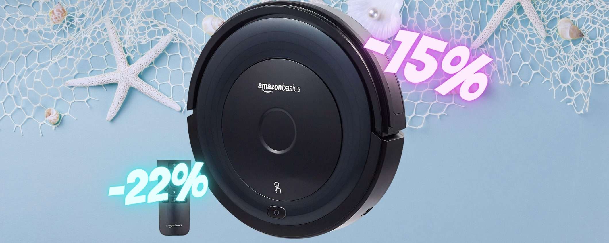 Robot aspirapolvere con 90€: il regalo te lo fa Amazon ORA Robot aspirapolvere con 90€: il regalo te lo fa Amazon ORA