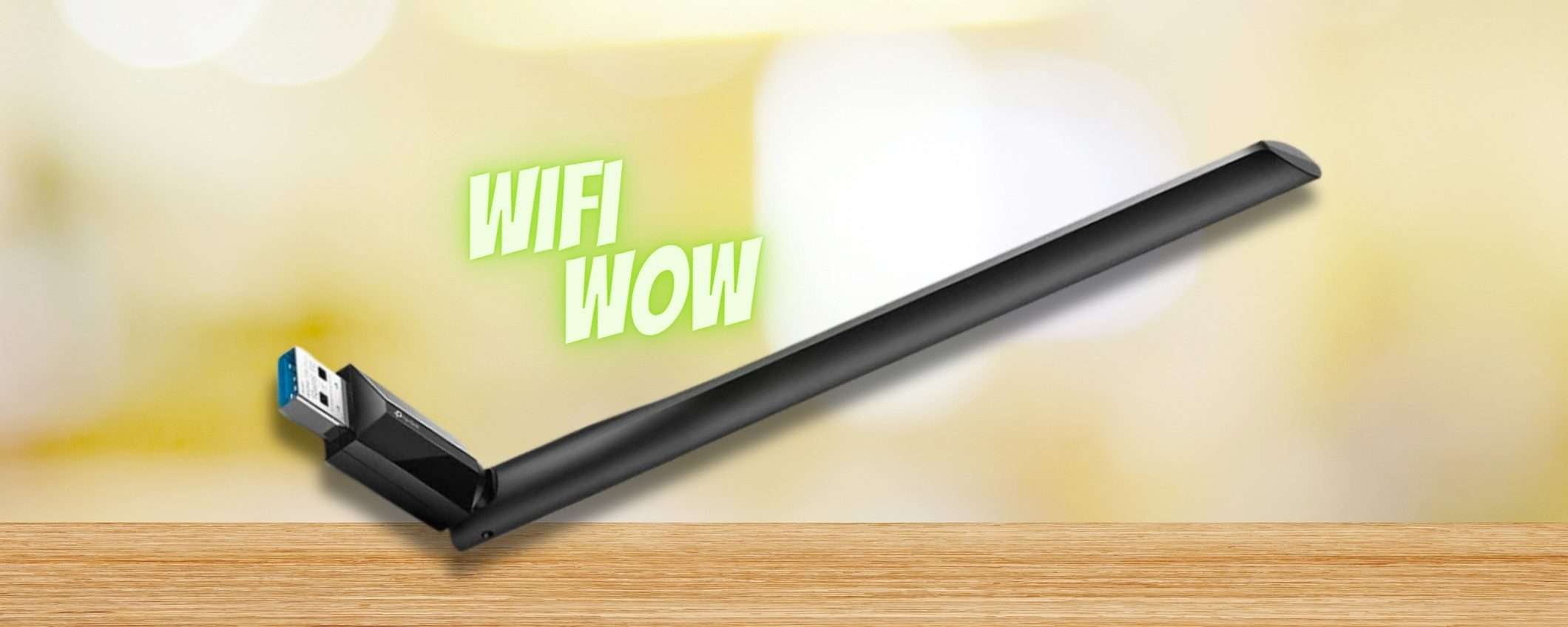 Basta QUESTA chiavetta WiFi e hai la linea anche sul tuo PC vecchiotto Basta QUESTA chiavetta WiFi e hai la linea anche sul tuo PC vecchiotto