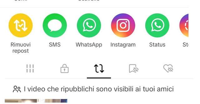 TikTok: come condividere o ripubblicare un video preferito 