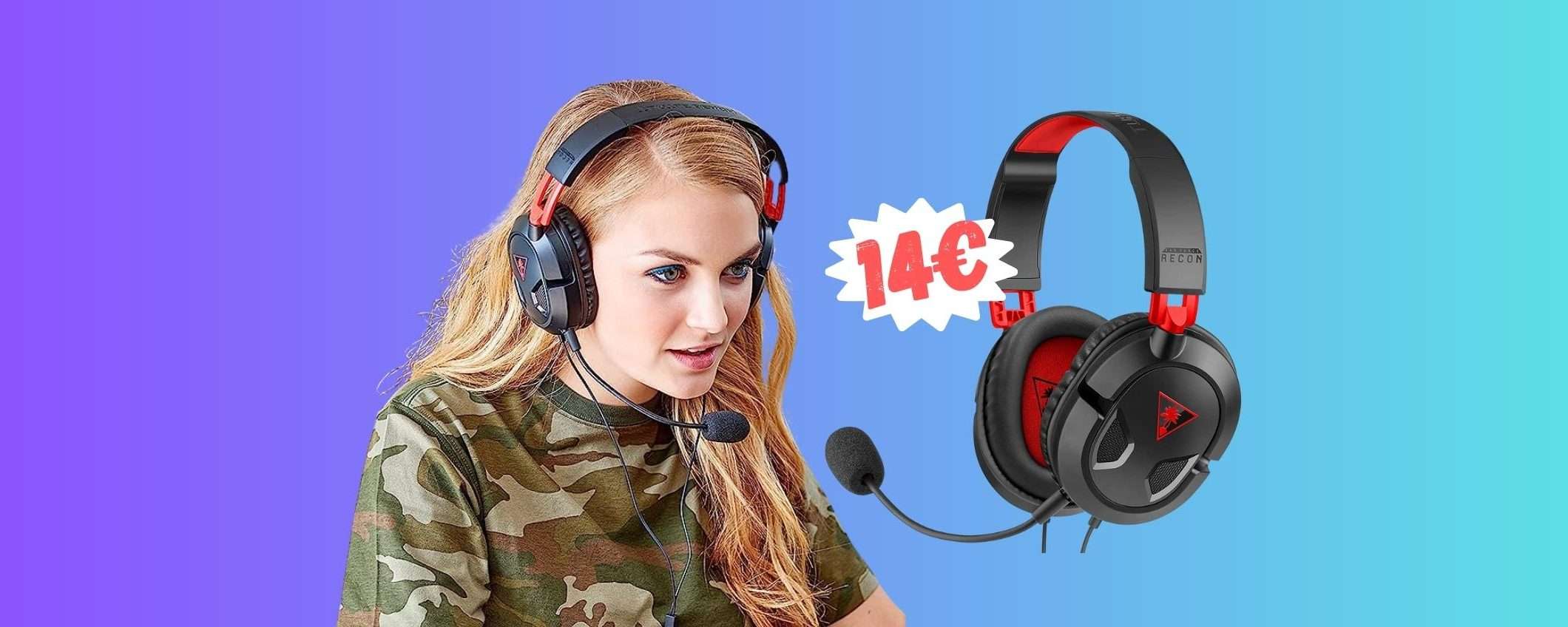 Turtle Beach Recon 50: cuffie da gaming ECONOMICHE di qualità Turtle Beach Recon 50: cuffie da gaming ECONOMICHE di qualità