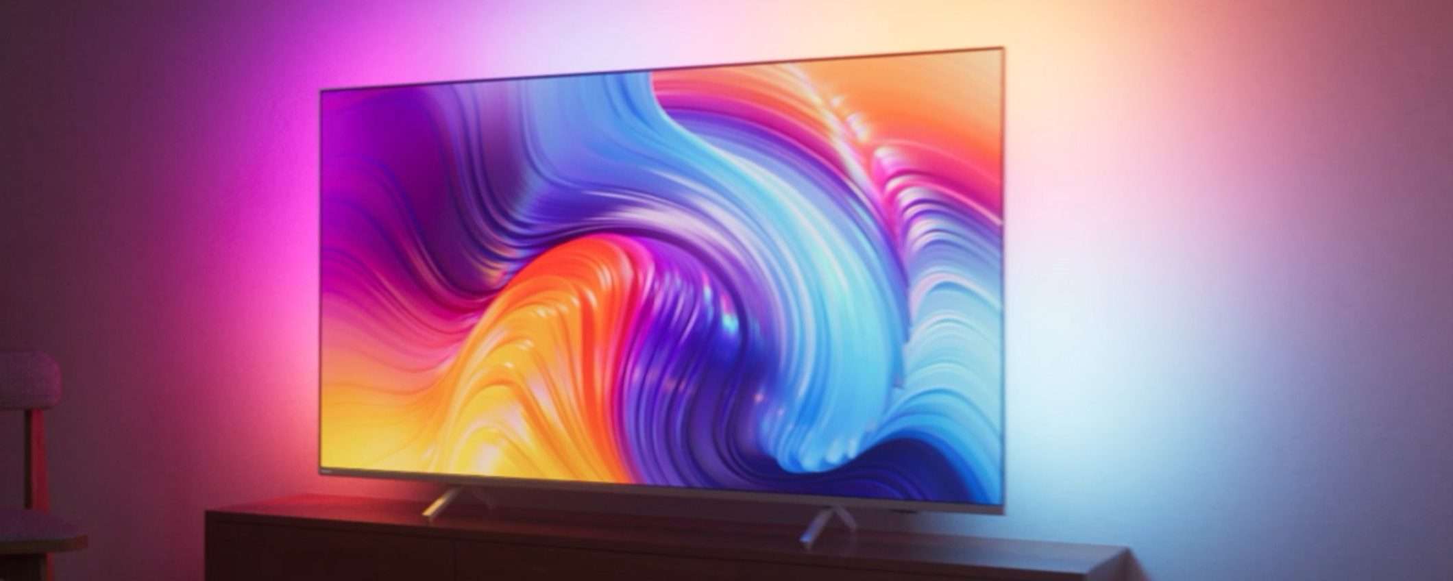 Smart TV Ambilight Philips da 70 pollici in sconto di 400 euro su Monclick Smart TV Ambilight Philips da 70 pollici in sconto di 400 euro su Monclick
