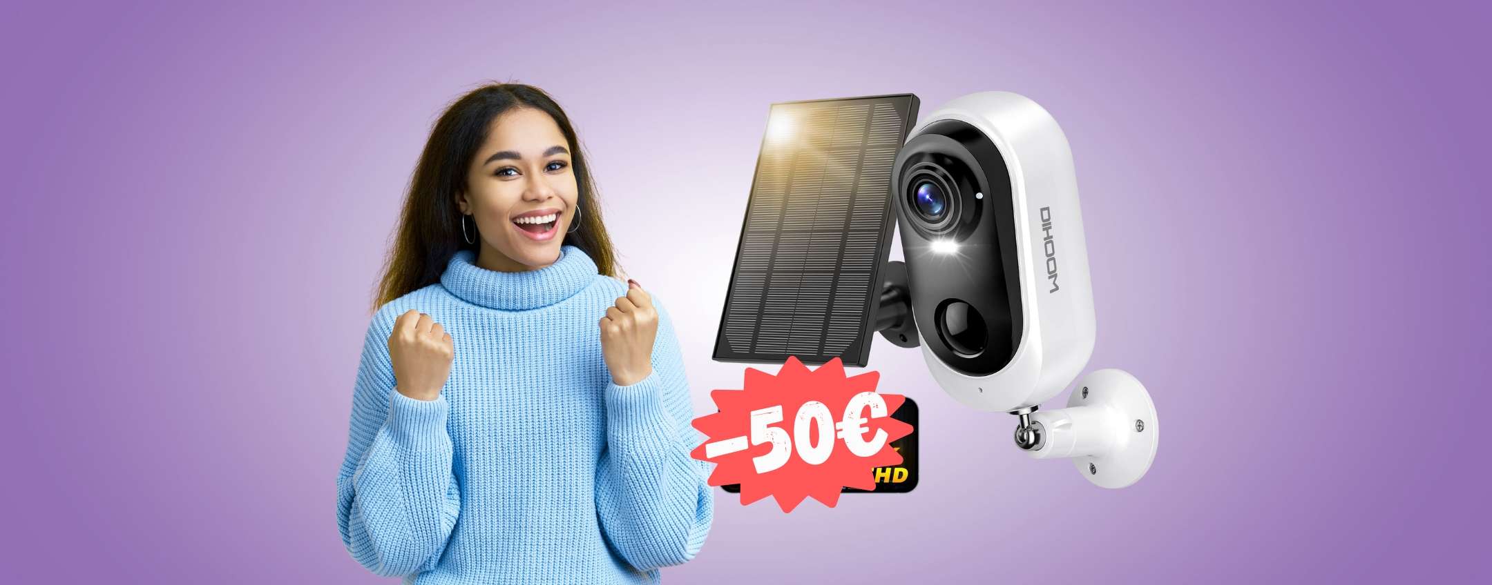 Telecamera Senza Fili Con Pannello Solare - Foto 12