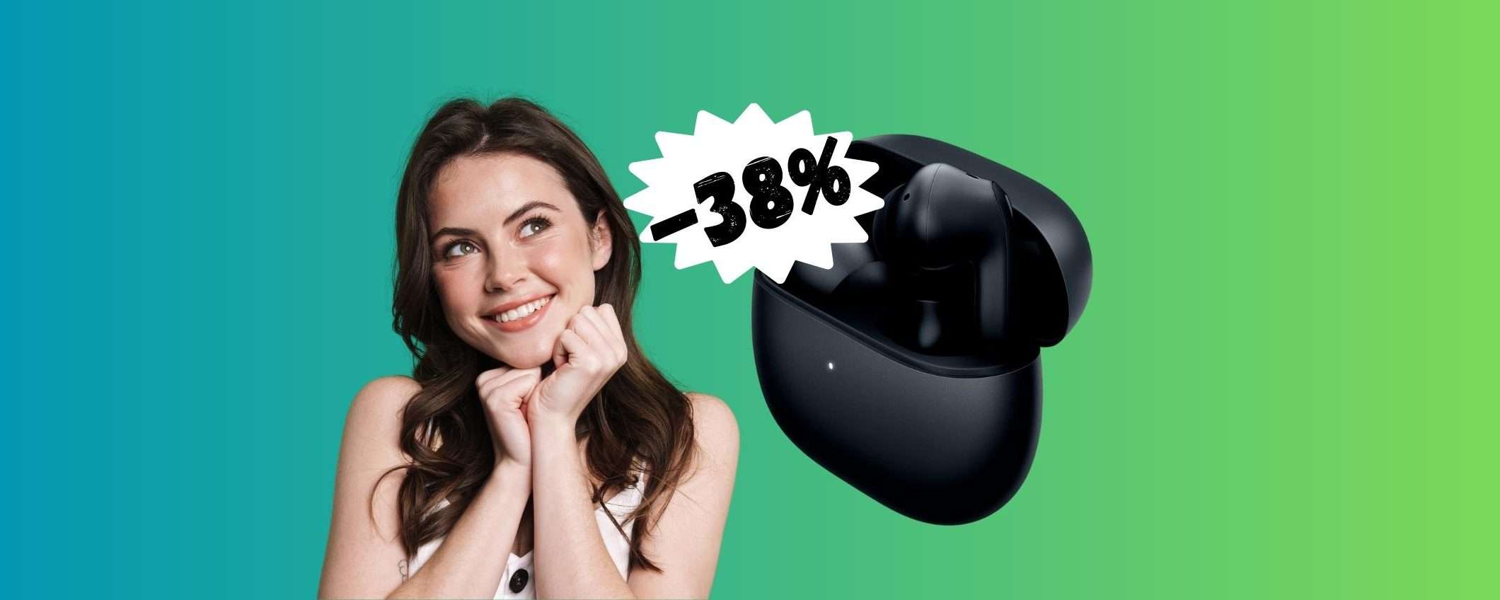 Xiaomi Redmi Buds 4 Pro su Amazon a prezzo da CAPOGIRO (-38%) Xiaomi Redmi Buds 4 Pro su Amazon a prezzo da CAPOGIRO (-38%)