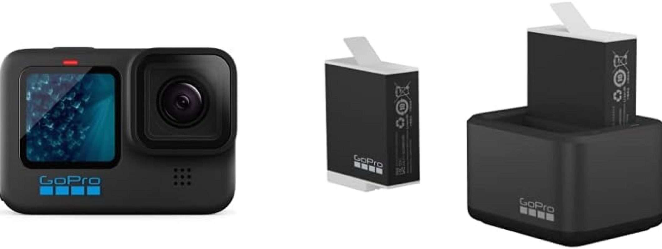 GoPro HERO11 Black con Dual Battery Charger + 2 batterie Enduro a soli 483€ GoPro HERO11 Black con Dual Battery Charger + 2 batterie Enduro a soli 483€