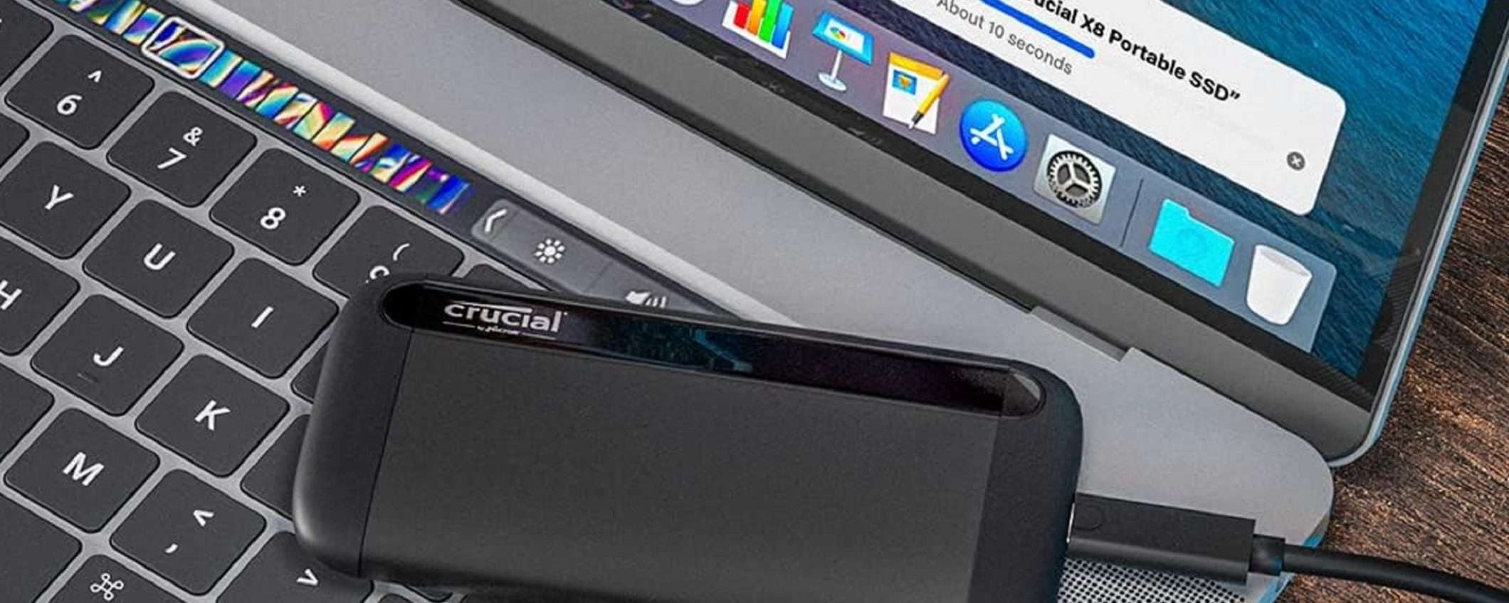 SSD portatile Crucial X8 da 1TB: il BEST BUY assoluto a un prezzo PAZZESCO
