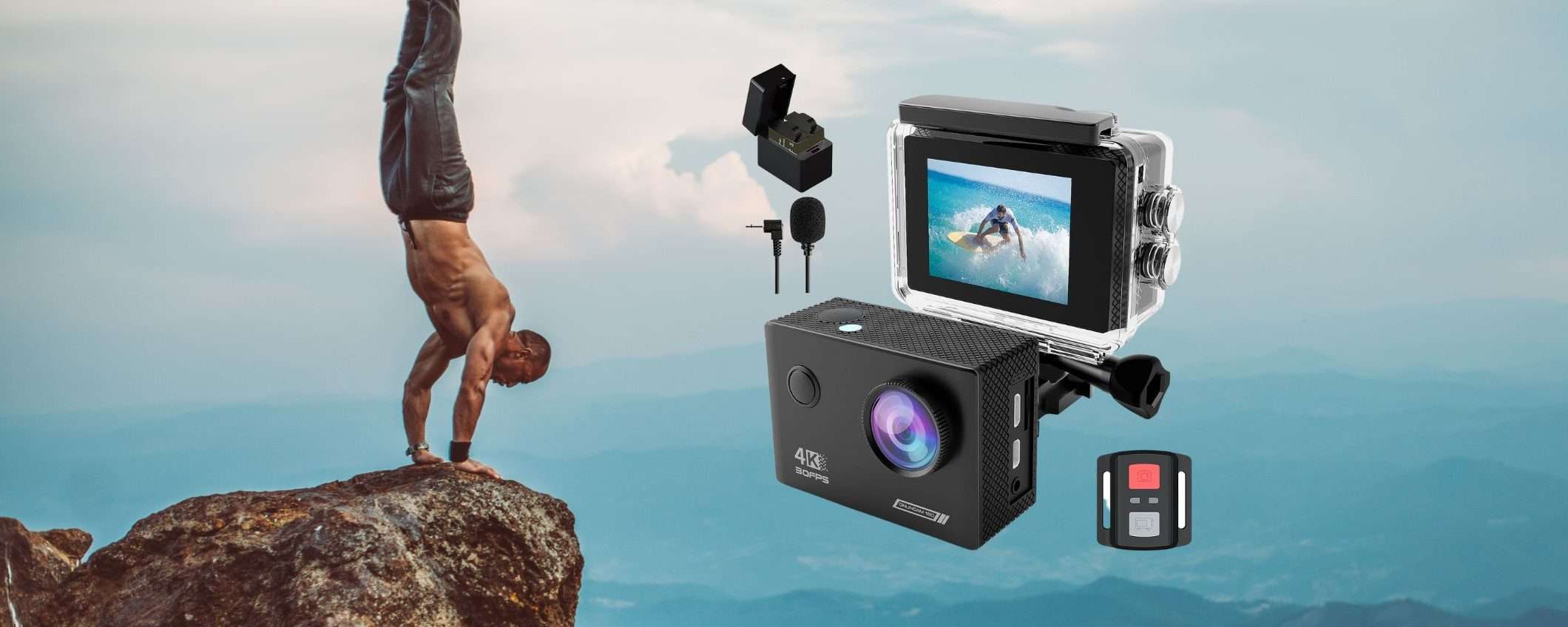 Action Cam 4K a 39,99 euro: il GRANDE AFFARE è su Amazon Action Cam 4K a 39,99 euro: il GRANDE AFFARE è su Amazon