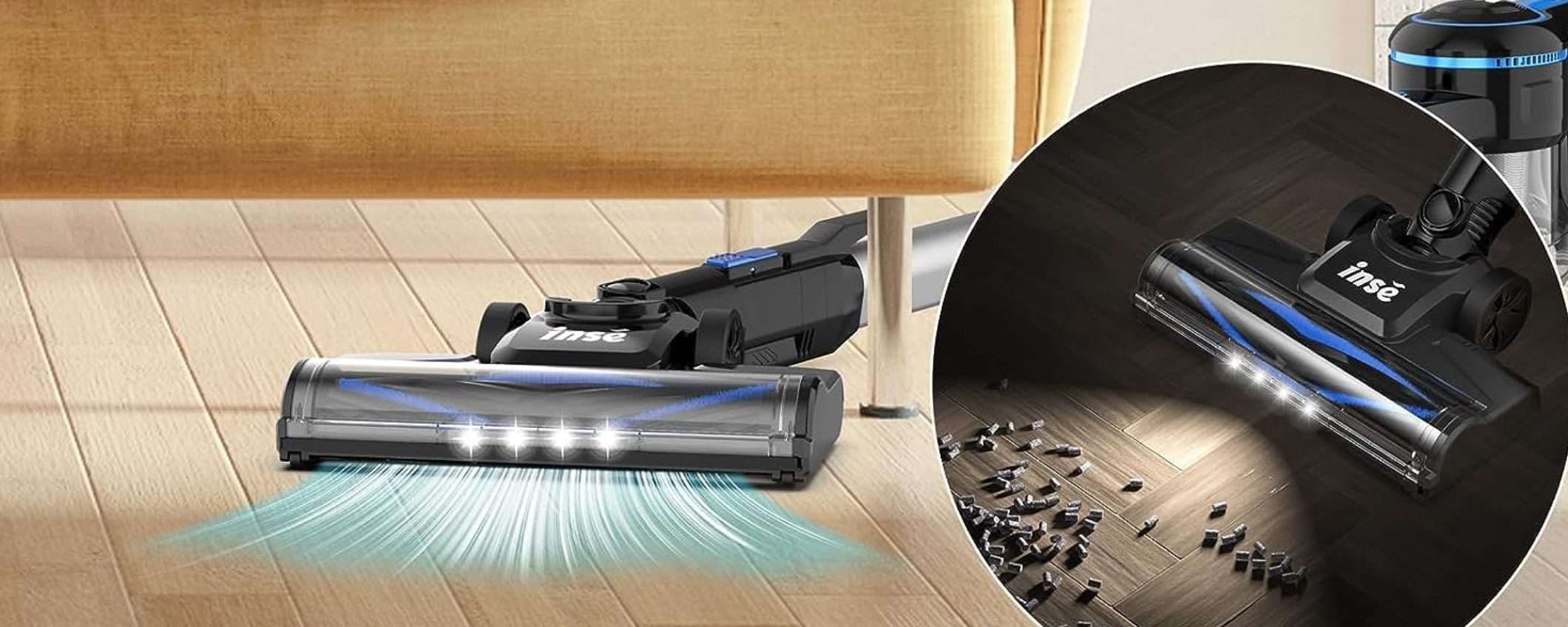 Aspirapolvere senza fili a 99 euro: BOMBA AMAZON con il 44% di sconto Aspirapolvere senza fili a 99 euro: BOMBA AMAZON con il 44% di sconto