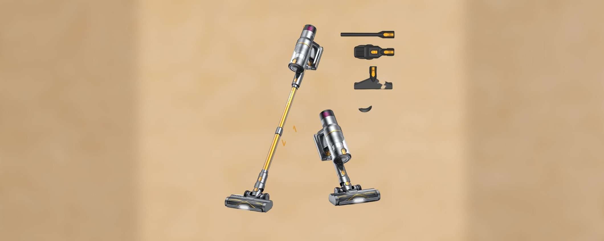 Aspirapolvere senza fili potente e a lunga durata: OFFERTA AMAZON (-31%) Aspirapolvere senza fili potente e a lunga durata: OFFERTA AMAZON (-31%)