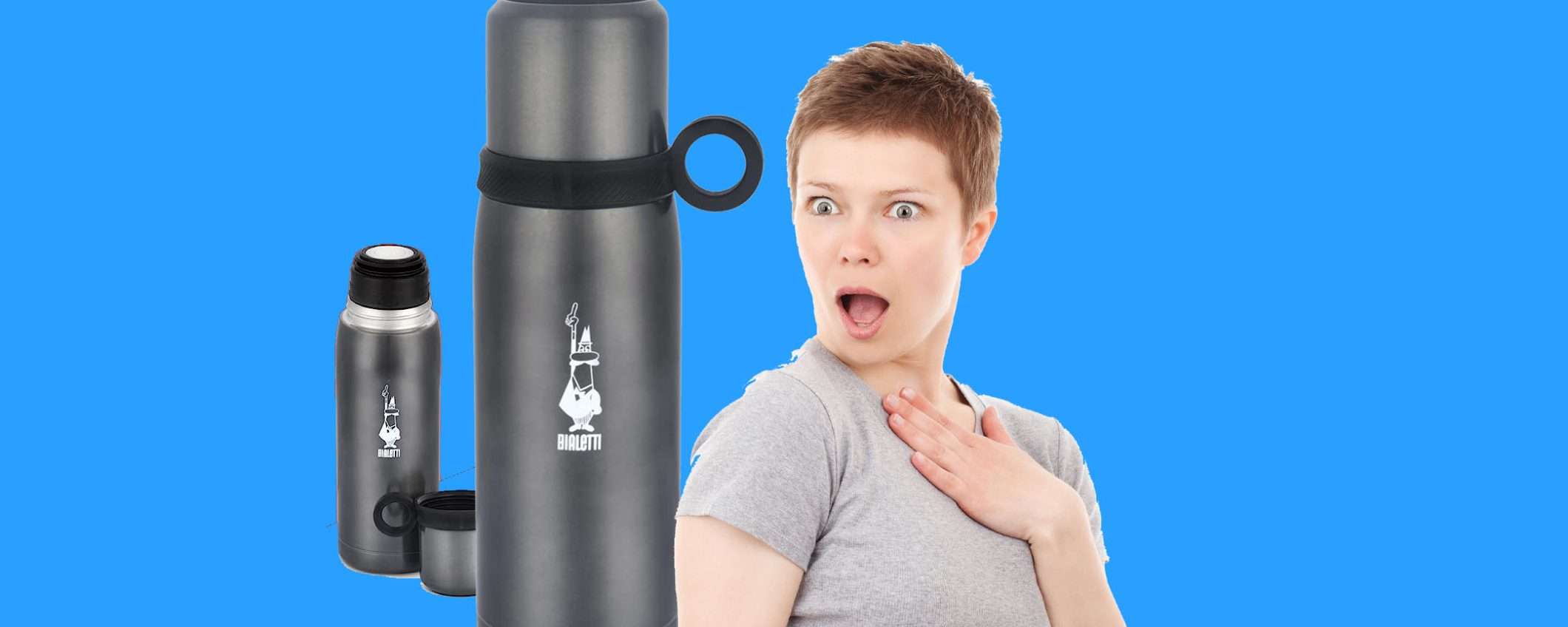Bottiglia Termica To Go Bialetti SCONTATISSIMA a meno di 15€ Bottiglia Termica To Go Bialetti SCONTATISSIMA a meno di 15€