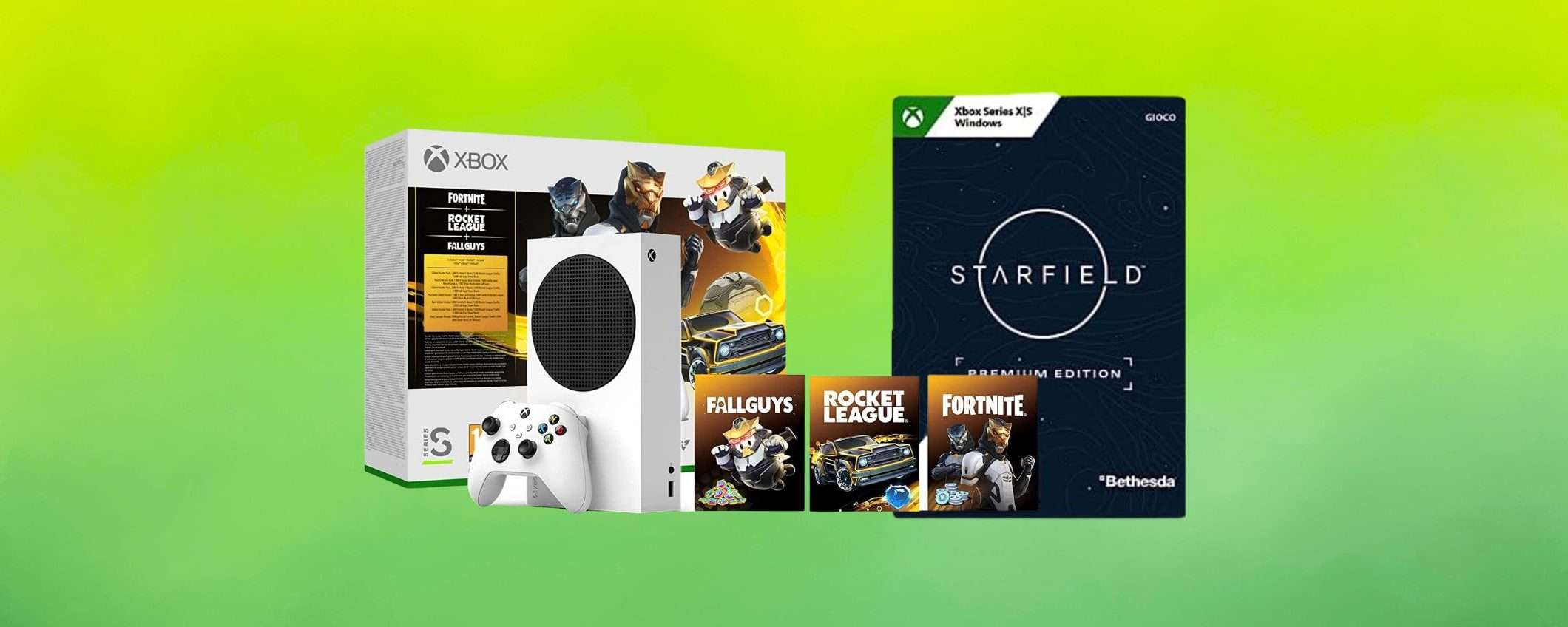 Preparati a Starfield: il bundle con Xbox Series S è in offerta su Amazon Preparati a Starfield: il bundle con Xbox Series S è in offerta su Amazon