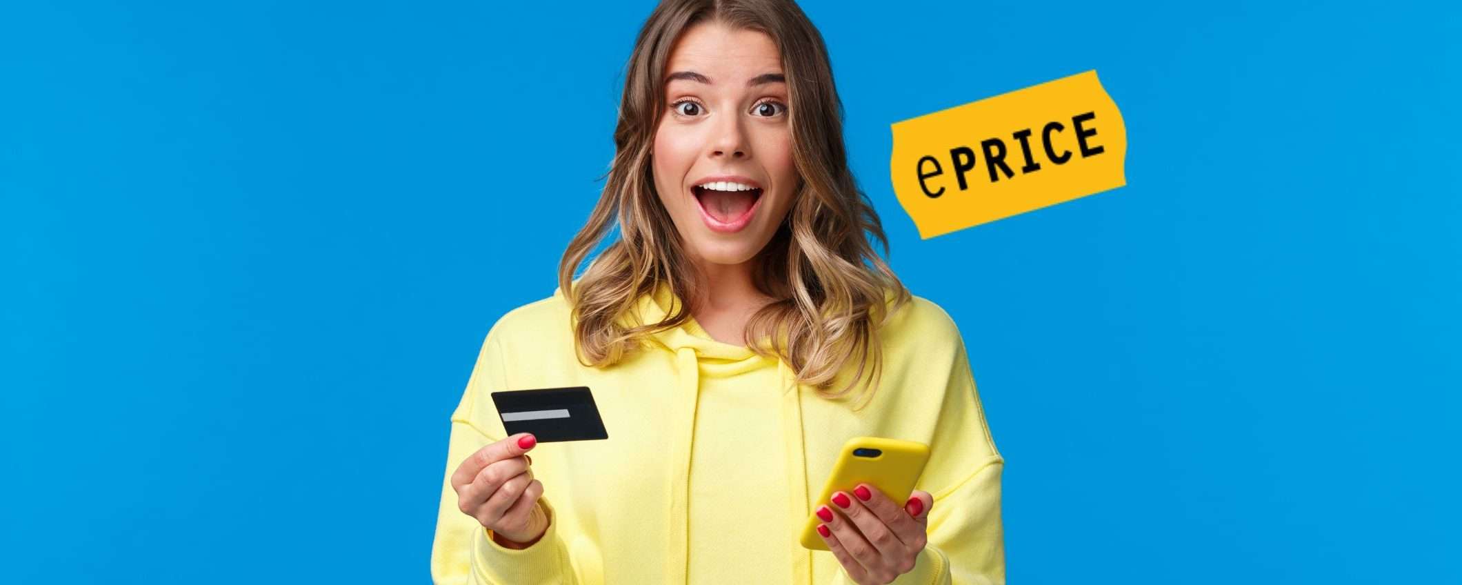 Su ePrice è la SUMMER WEEK: hai il cashback fino al 20%