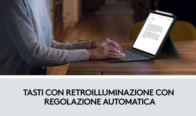 Custodia tastiera Logitech per iPad Air