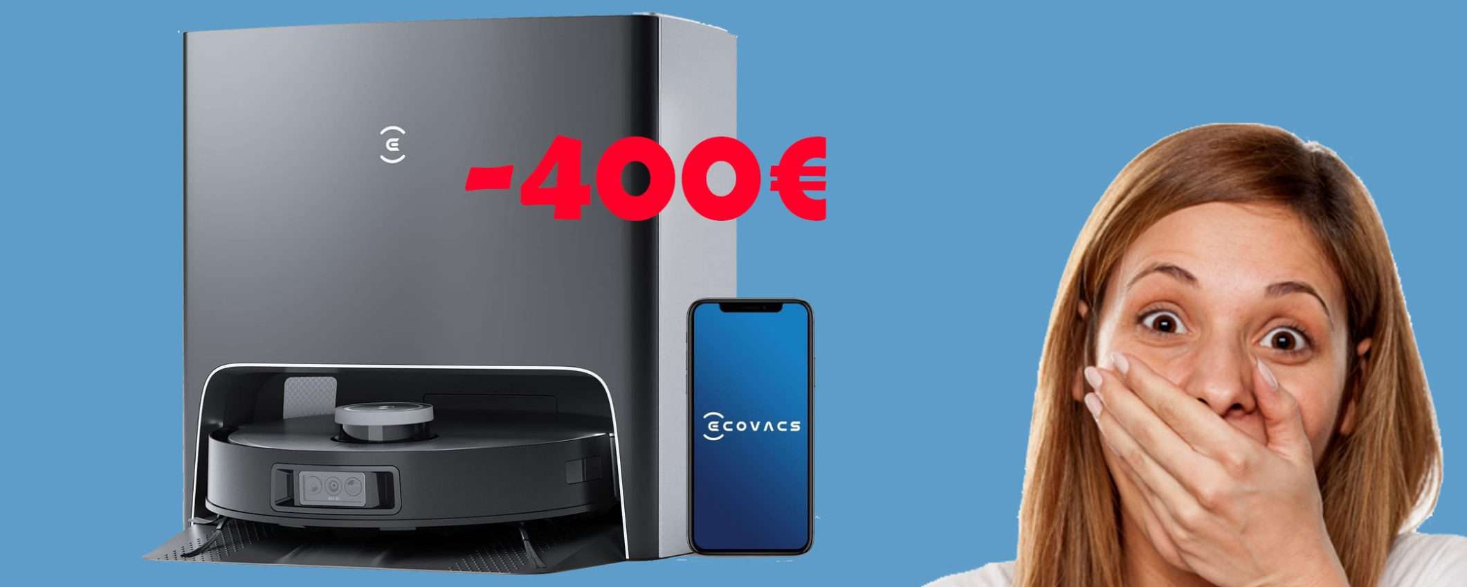 ECOVACS DEEBOT X1: potentissimo e in offerta SHOCK (-400€) ECOVACS DEEBOT X1: potentissimo e in offerta SHOCK (-400€)