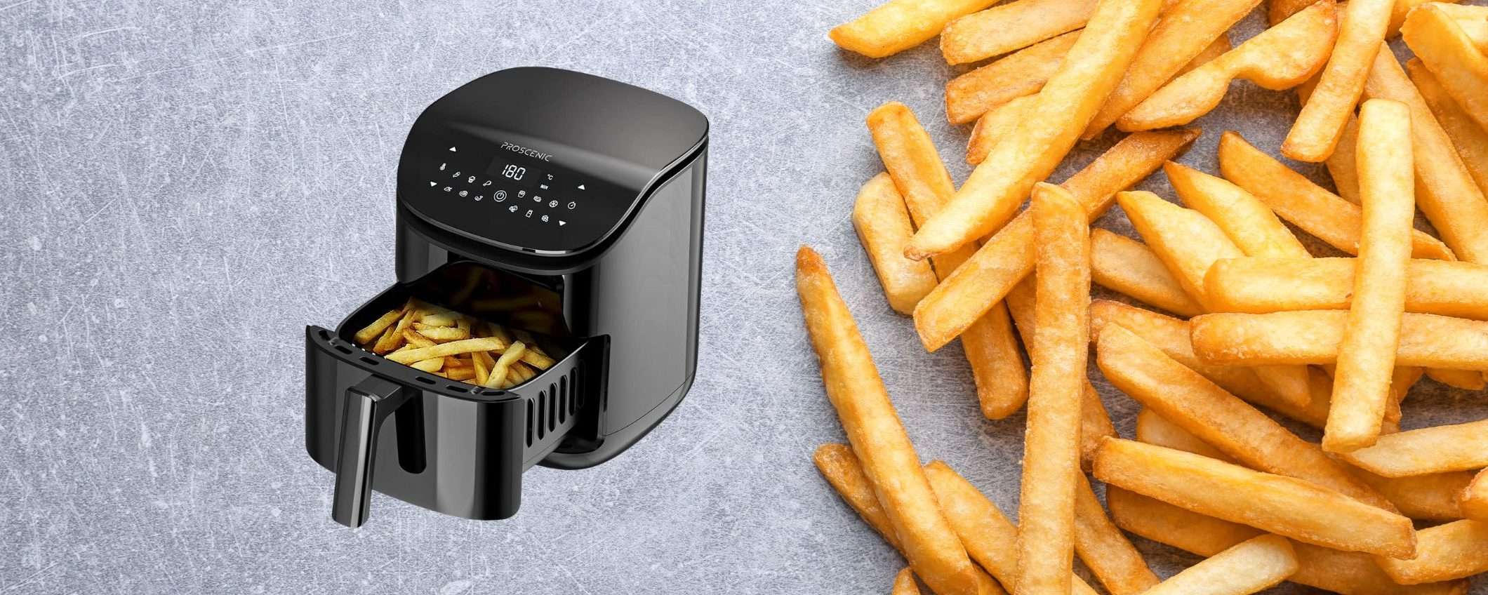 Friggitrice ad Aria Proscenic: prezzo TOP con il coupon Amazon Friggitrice ad Aria Proscenic: prezzo TOP con il coupon Amazon