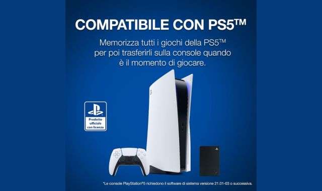 Hard disk esterno compatibile ps5