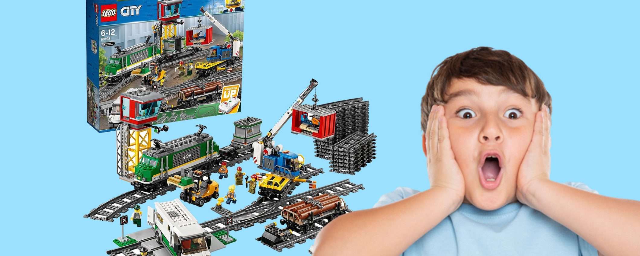 LEGO City Treno Merci in offerta TOP: risparmia 76€ su Amazon LEGO City Treno Merci in offerta TOP: risparmia 76€ su Amazon