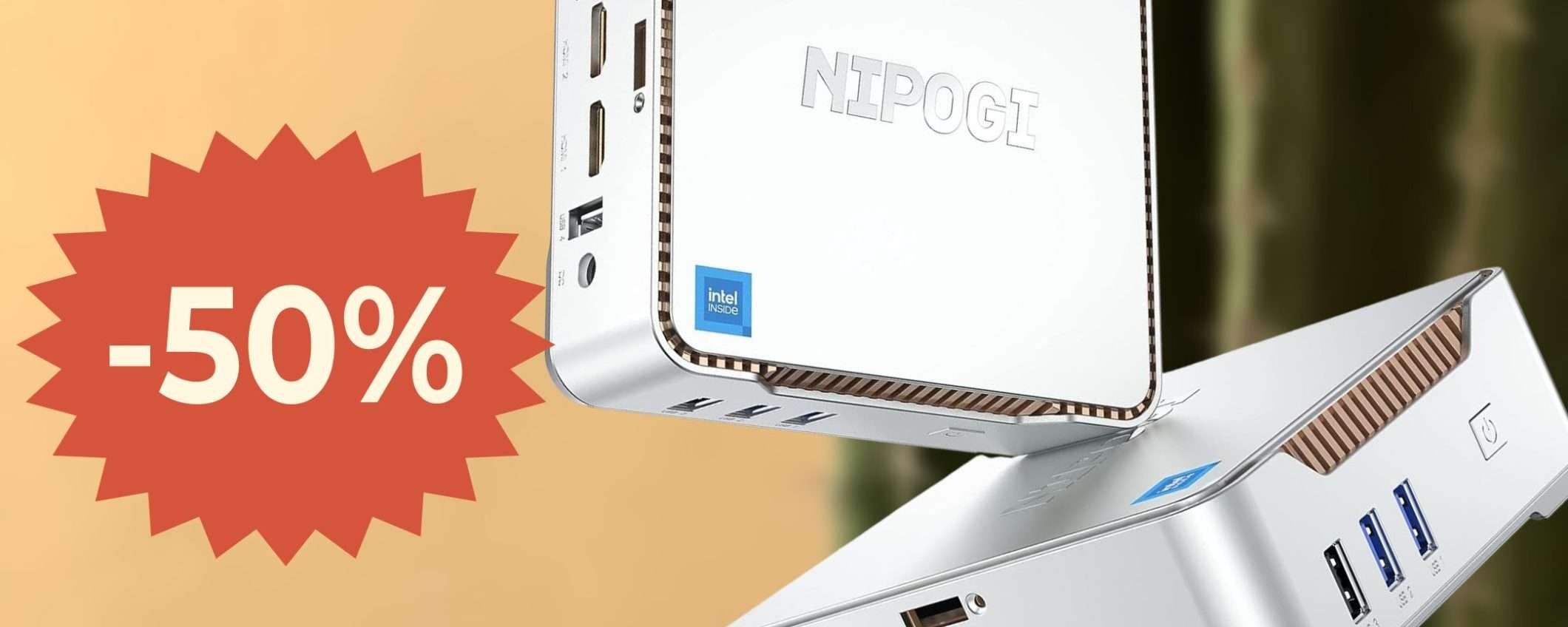 RAM 16GB, SSD 512GB, chip Intel: mini PC POTENTISSIMO a metà prezzo (199€) RAM 16GB, SSD 512GB, chip Intel: mini PC POTENTISSIMO a metà prezzo (199€)