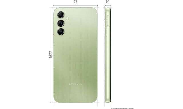 Misure Samsung Galaxy A14