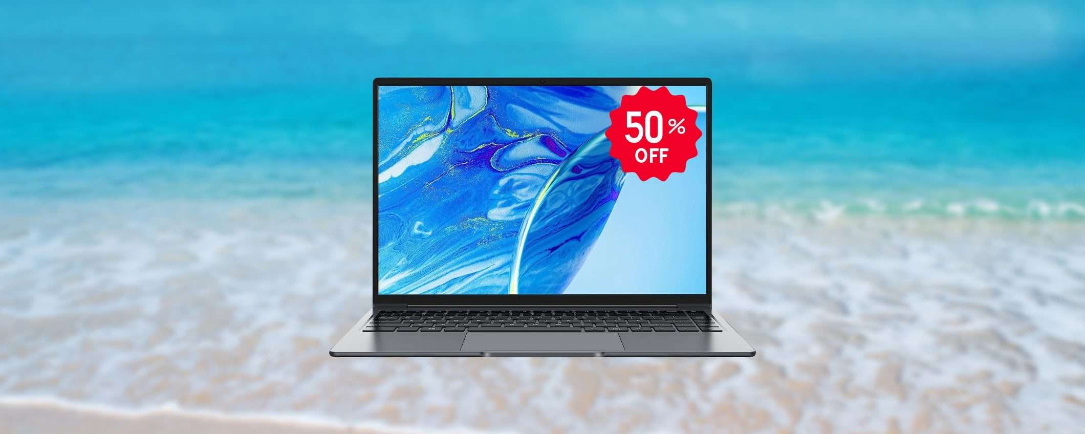 Affare di FERRAGOSTO su Amazon: potente notebook al 50% di sconto