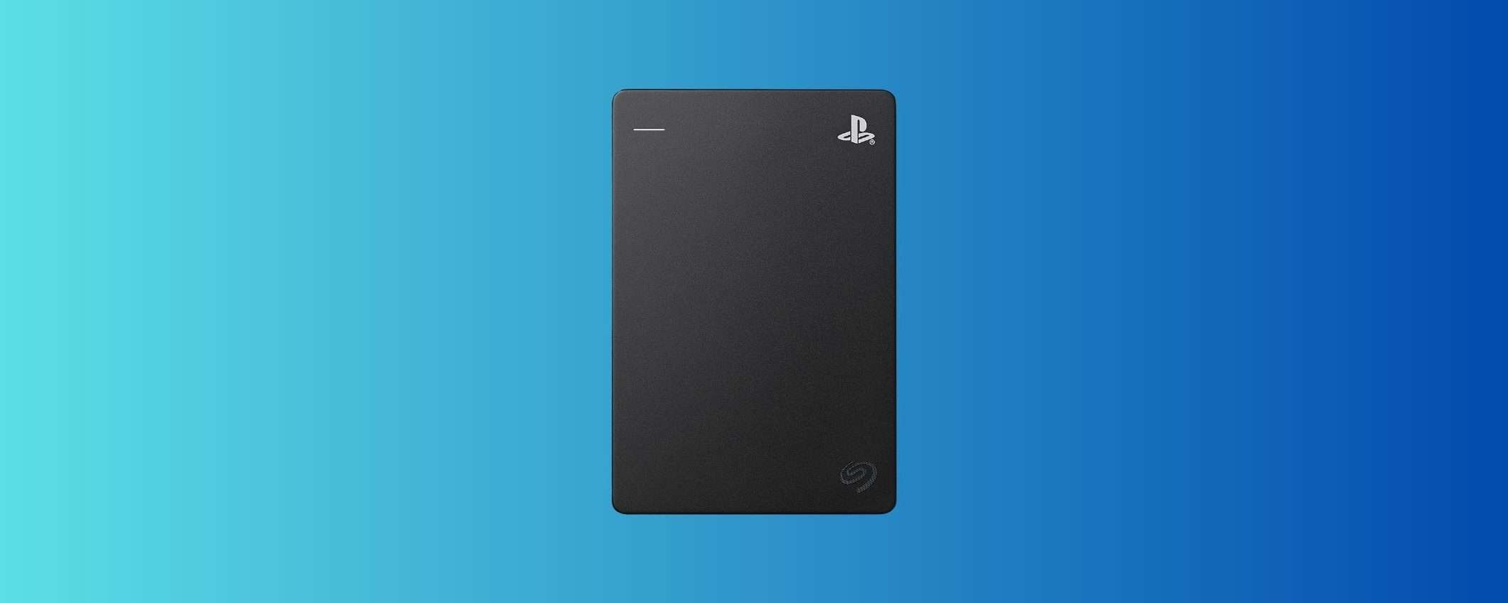 Hard disk esterno per PS4-PS5: 2TB con il 42% di sconto su Amazon