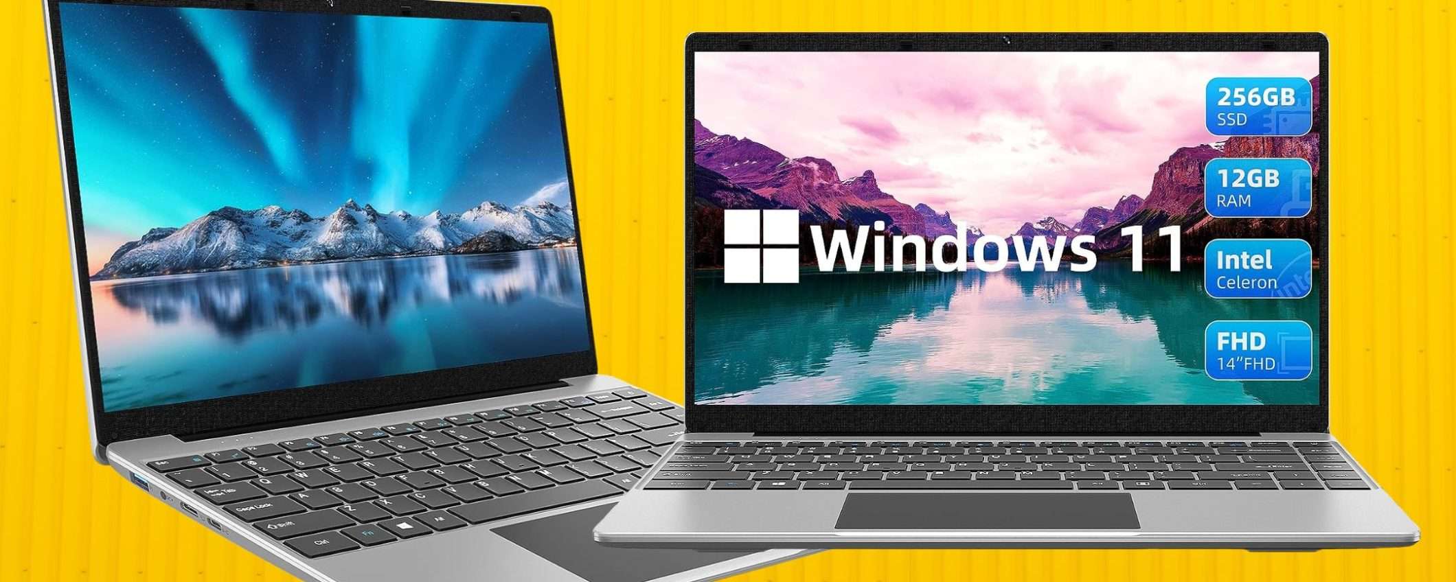Sconto 71% per un POTENTISSIMO PC portatile: RAM 12GB ed SSD 256GB (289€) Sconto 71% per un POTENTISSIMO PC portatile: RAM 12GB ed SSD 256GB (289€)