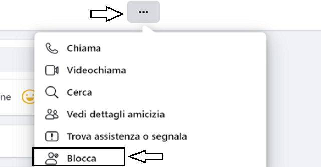 Come bloccare un contatto su Facebook