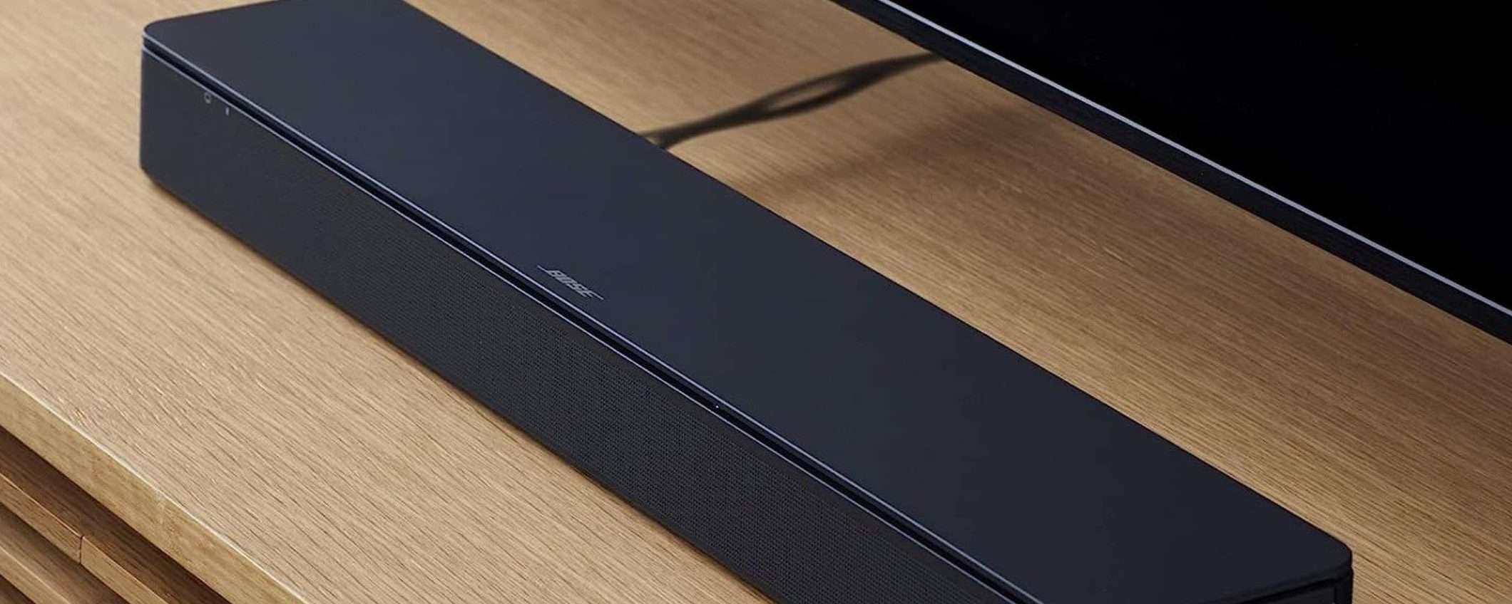 Soundbar Bose: potente e in SCONTO su Amazon (-17%) Soundbar Bose: potente e in SCONTO su Amazon (-17%)