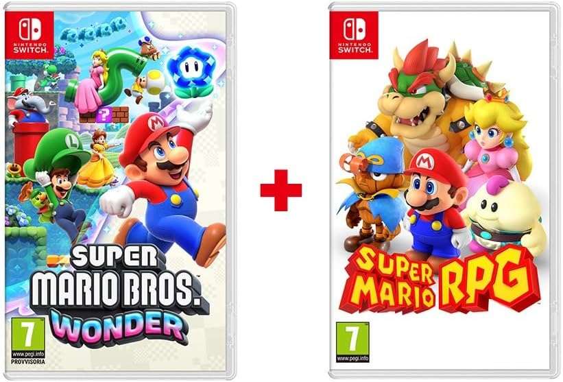 Super Mario Bros. Wonder + Super Mario RPG disponibili in bundle su Amazon: il prezzo è ottimo! Super Mario Bros. Wonder + Super Mario RPG disponibili in bundle su Amazon: il prezzo è ottimo!