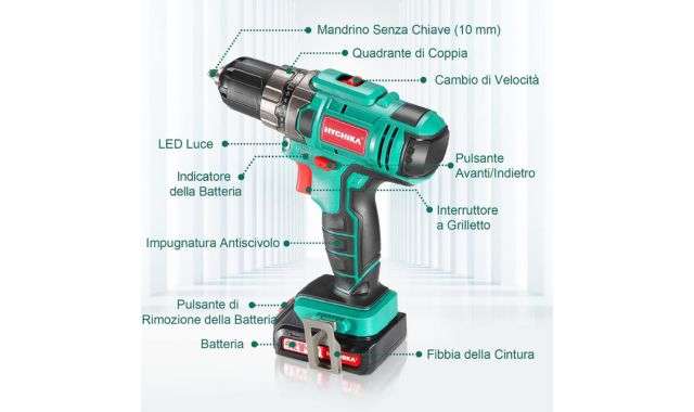 Trapano avvitatore Hychika