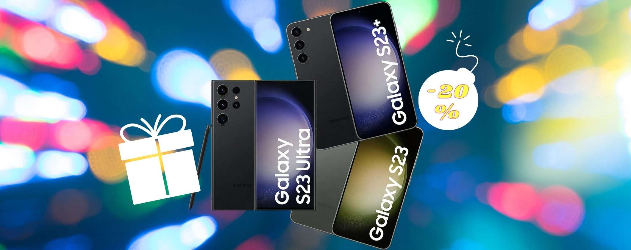 Acquista Samsung Galaxy S23: -20% e Galaxy Tab A8 in REGALO Acquista Samsung Galaxy S23: -20% e Galaxy Tab A8 in REGALO