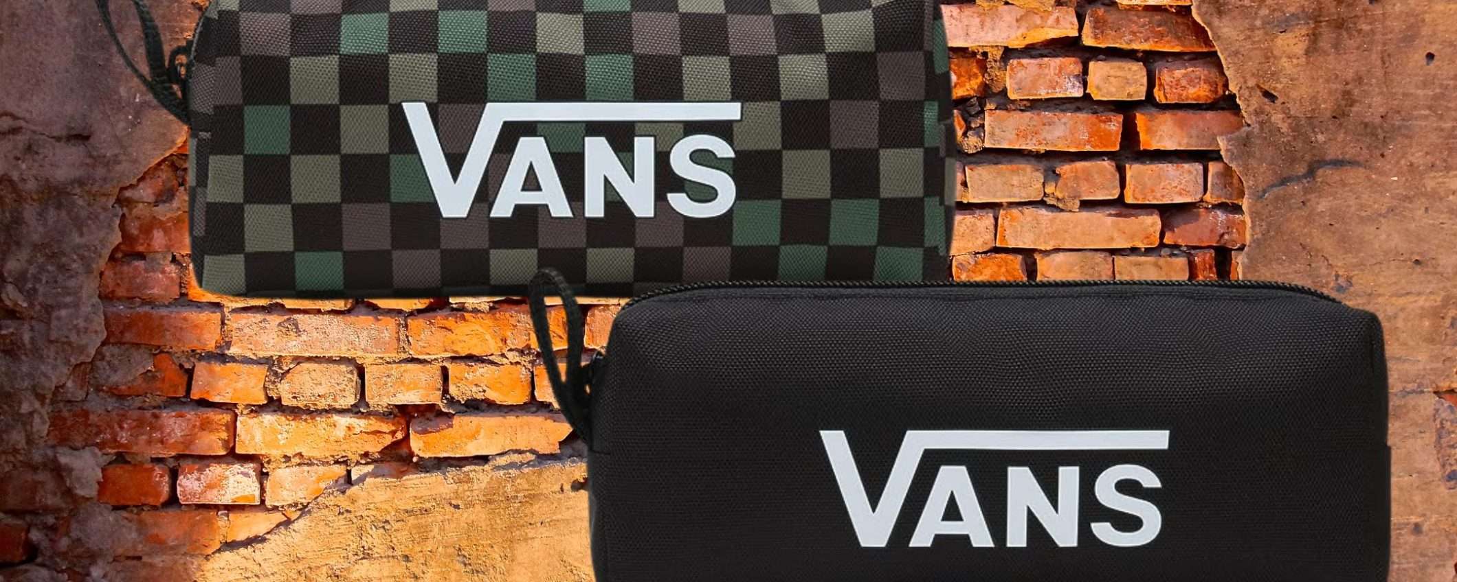 VANS, solo 12€ per l'iconico astuccio: lo stile costa POCHISSIMO su Amazon