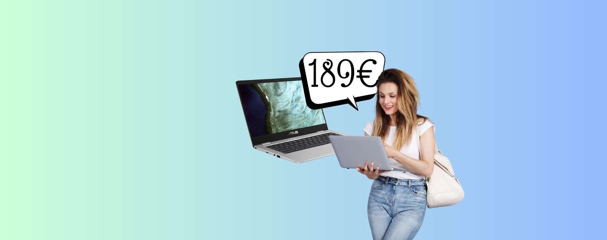 Asus Chromebook: solo per oggi 189€ su Unieuro Asus Chromebook: solo per oggi 189€ su Unieuro